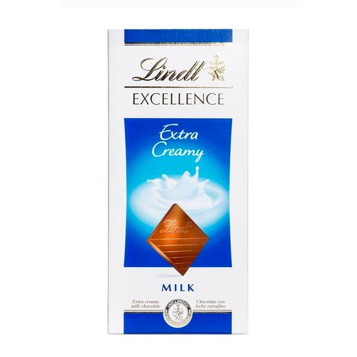 Chocolate Lindt Excellence Extra Creamy Milk 100 g (ao Leite) - Super Adega
